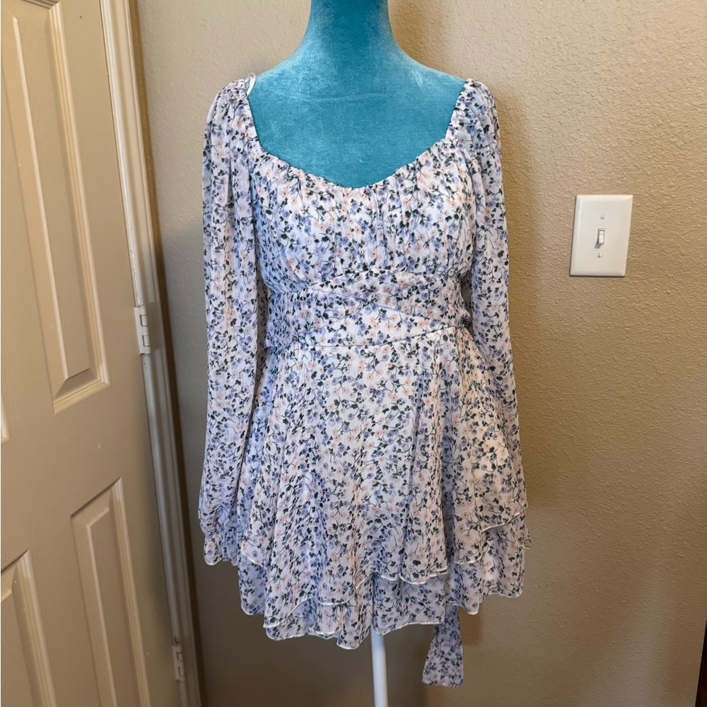 Floral Long Sleeve Dress